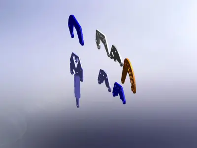 VEE YOKE PLATE Free 3D model