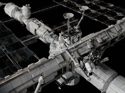 INTERNATIONAL SPACE STATION 3D model purchase
