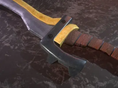 HIE Sword18 N1 Low-poly 3D model
