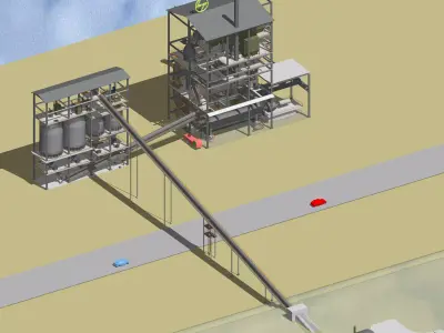 Oman Cement-Cement Mill Department Free 3D model