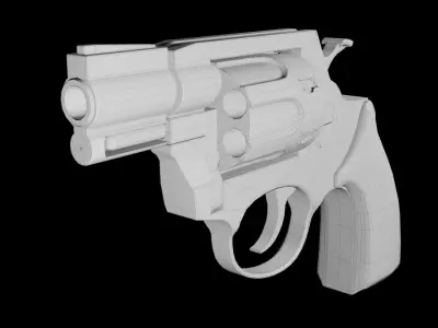Revolver 3D model 4