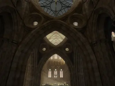 Cathedral Interior 3D model