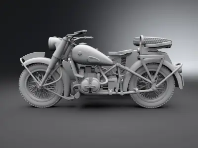 R75 1942 Scale model 3D print model