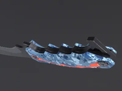 Machete-Lowpoly Low-poly 3D model
