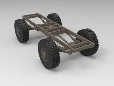 Chassis 4x4 3D model