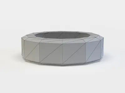 Tire Low-poly 3D model