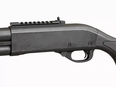 Remington 870 Shotgun Tactical Low-poly 3D model