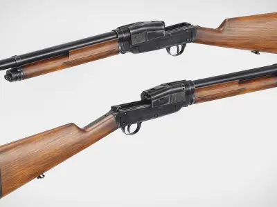 Sjogren Inertia Shotgun  Low-poly 3D model