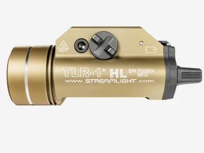 Streamlight TLR1-HL Handgun Weapon Mounted Light Low-poly 3D model