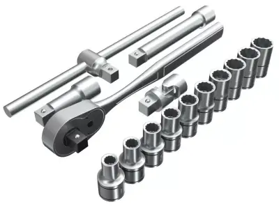 Socket Set 3D model