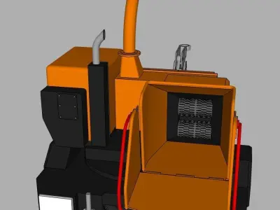 Broyeur TimberWolf TW350 - TimberWolf TW350 crusher 3D model