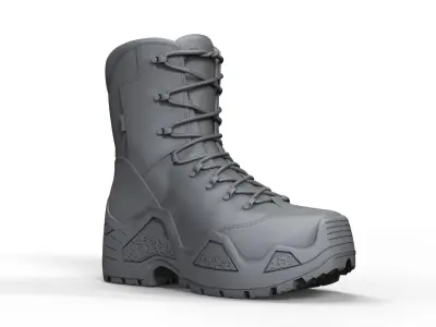 Military Tactical Boots LOWA z-8c GTX - High Poly 3D model