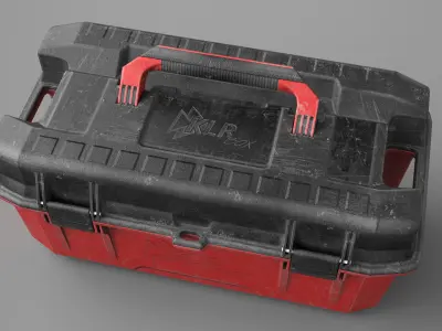 Game Ready Tool Box Low-poly 3D model