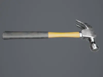 Hammer 01 Low-poly 3D model purchase