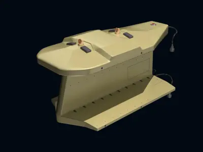 Missile Launcher for Akeron LP 3D model