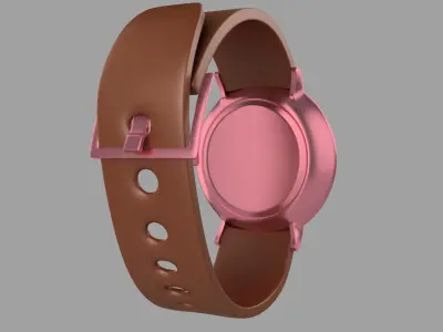  Simple Rose Gold Watch 