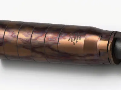 Rex Silentium MG7 K224 Suppressor Low-poly 3D model