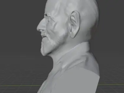Jacque Fresco 3D print model purchase