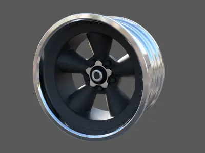Cragar torque thrust rim 3D model