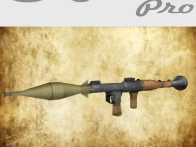 RPG low-poly objet pro Low-poly 3D model