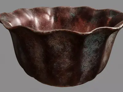 Copper Bowl 3D model