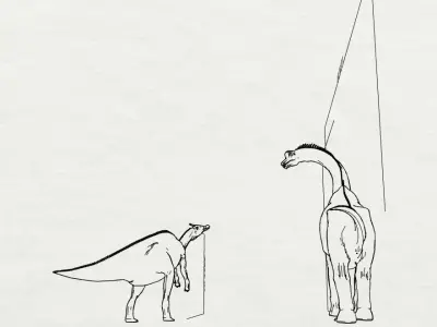 dinosaur 3D print model 2