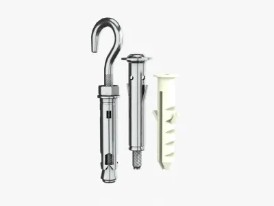 Wall Plug Low-poly 3D model purchase