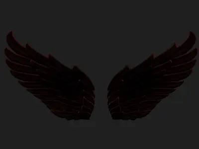 wings 01 3D model