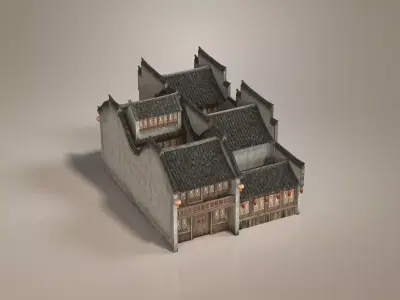 Ancient architecture 3D model buy