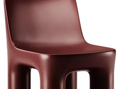 Qeeboo Tata Polyethylene Chair 3D model