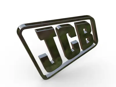 jcb logo 3D model