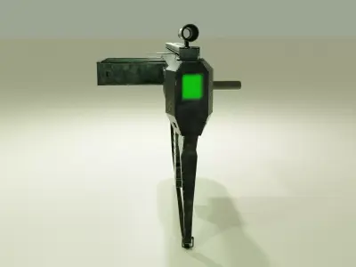 Grenade Launcher 3D model 2