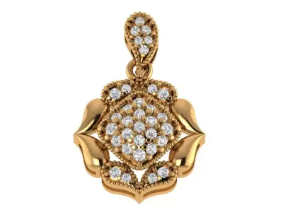 Antique Pendant 3D print model buy
