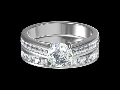 Wedding Ring  3D print model 239