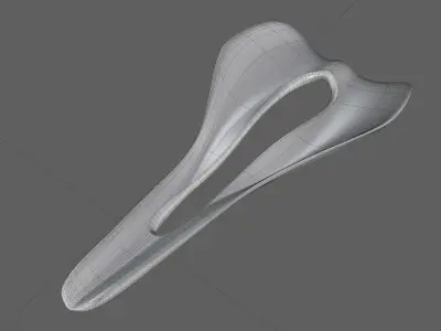 Bike saddle 3D model