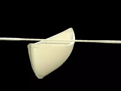 HIE Clean Ship D180409 Low-poly 3D model