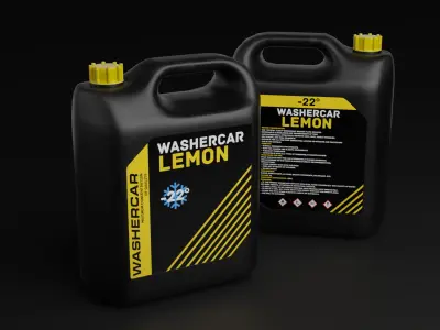 Washer fluid Low-poly 3D model