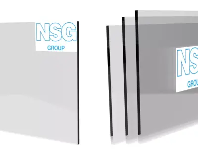 NSG Group Of Companies Pure Industrial Glass Low-poly 3D model