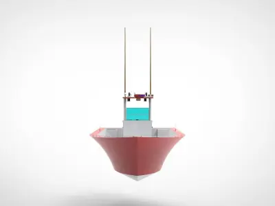 Fishing Boat  3D model purchase