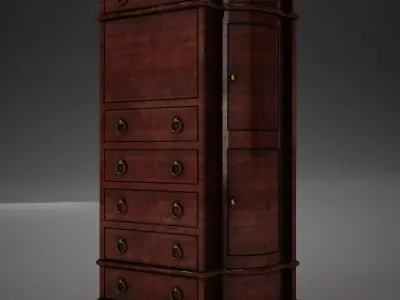  Vertical Dresser Tower 3D model