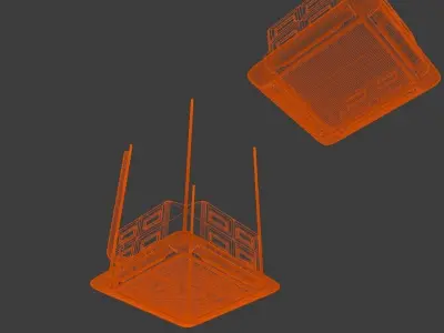 Air Conditioner Low-poly 3D model buy