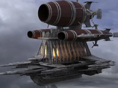 Grand Cathedral Ship 1 3D model