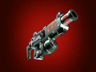 Sci-fi guns Model pack Low-poly 3D model Low-poly 3D model