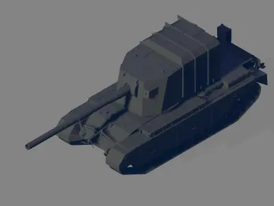FV4005 Stage II 3D model