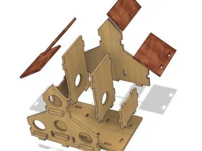 the birds home Free 3D model