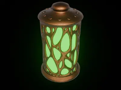 Fantastic Lantern Low-poly 3D model