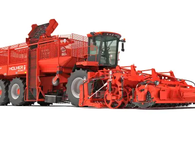 Holmer Potatoes Sugar Beet Harvester 3D model