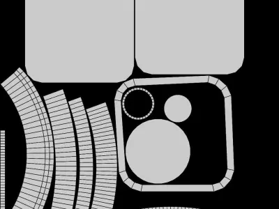 Dirty Traffic Cone Low-poly 3D model purchase