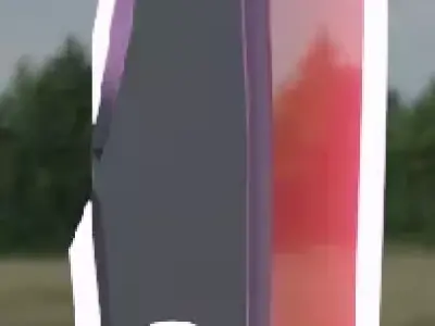 bowie low poly knife Free low-poly 3D model