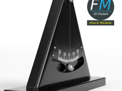 Simple inclinometer 3D model